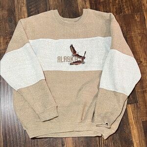 Alaska Tan and Cream Sweater
